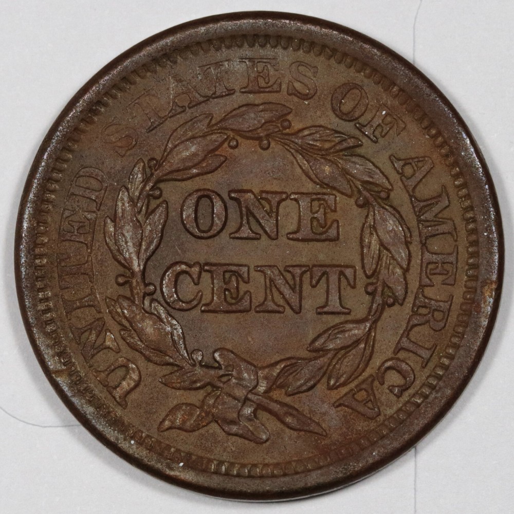 1856 Large Cent. AU. 205727