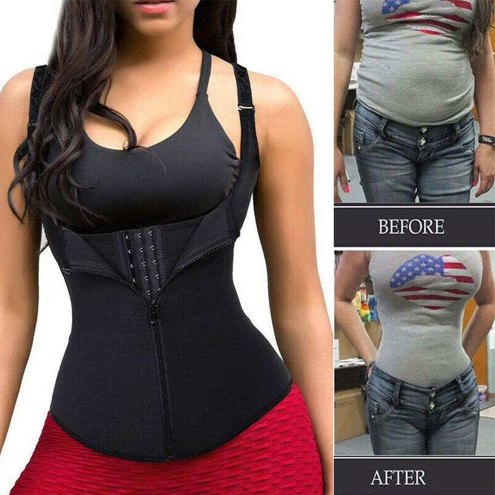 Fajas Reductoras Colombianas Body Shaper Waist Trainer Tummy Control Corset Gym
