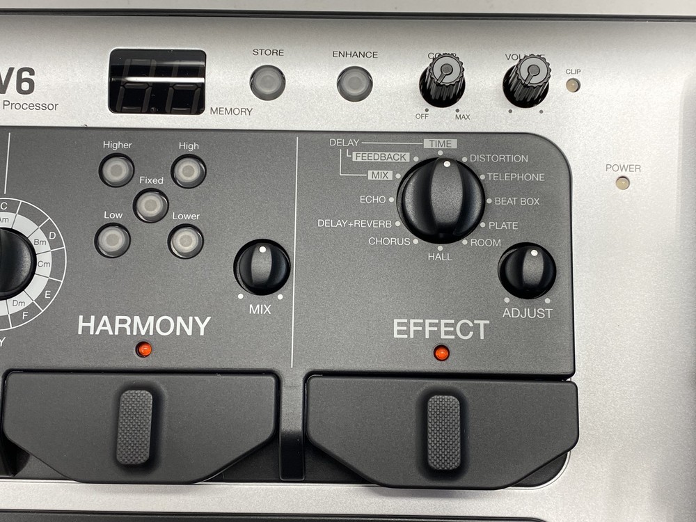 Zoom V6-SP Vocal Processor Pedal Effects - Black