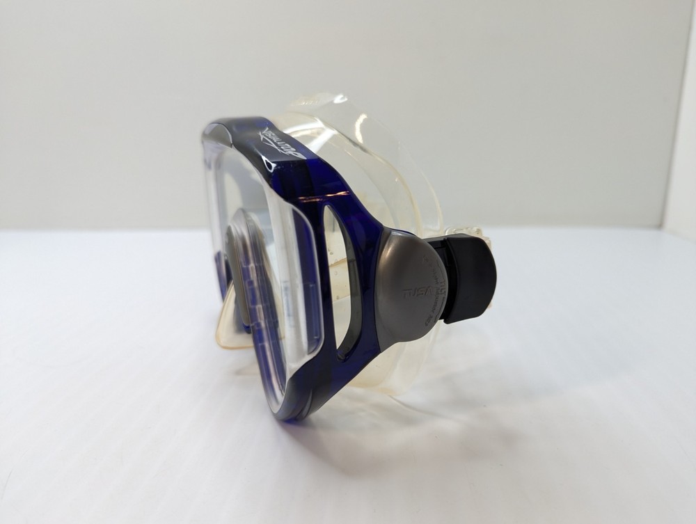 Tusa Visualator Tempered Goggles Scuba Diving Dive Adjustable Strap With Case