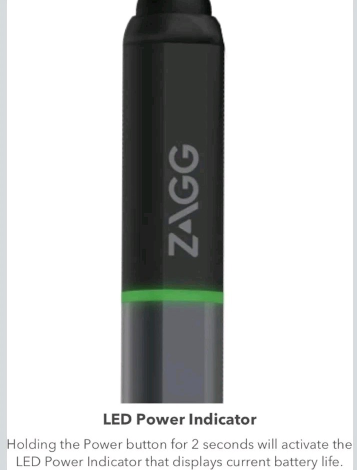 ZAGG Pro Stylus with Active & Capacitive Tips, Palm Rejection, Tilt Recognition,