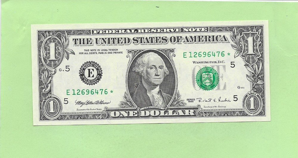 1995* ..UNCIRC $1  E 1269 6476 * .... 1995 $1  E-*     NICE NOTE         FRN