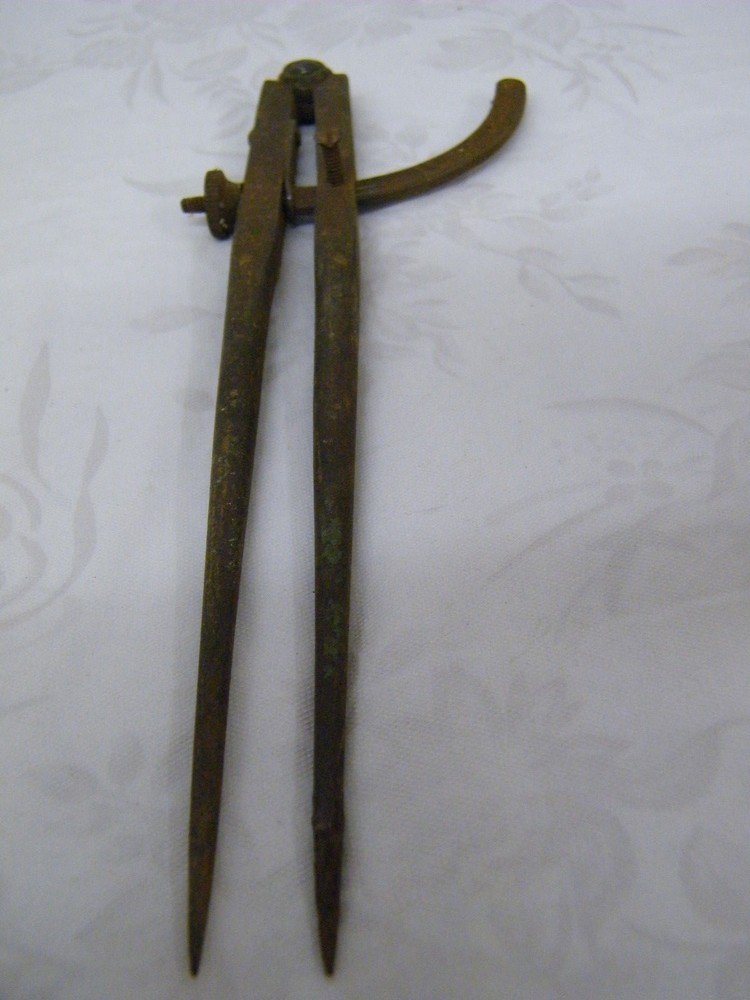 Vintage Metalworking Tool Measuring Calipers