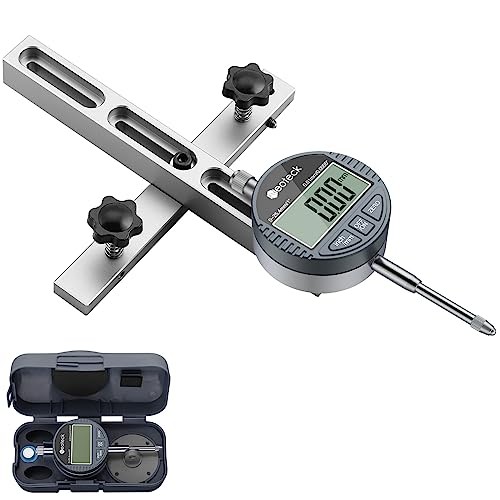 0-1'' Digital Dial Indicator Table Saw Gauge Suitable for Table Saws Silver