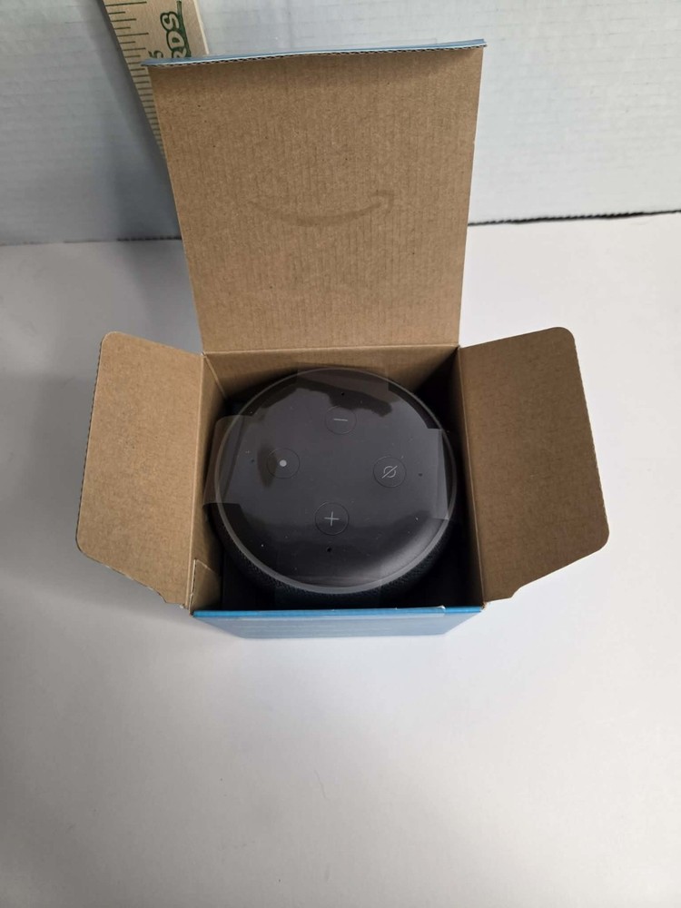 Amazon Echo Dot Smart Speaker with Alexa Voice Control 3rd Gen Charcoal Open Box