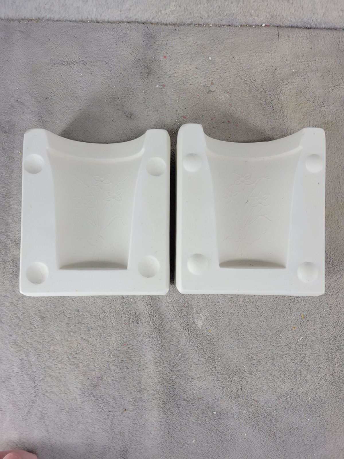 Vintage Ceramic Slip Casting Mold Of Flower Tumbler ES 1020