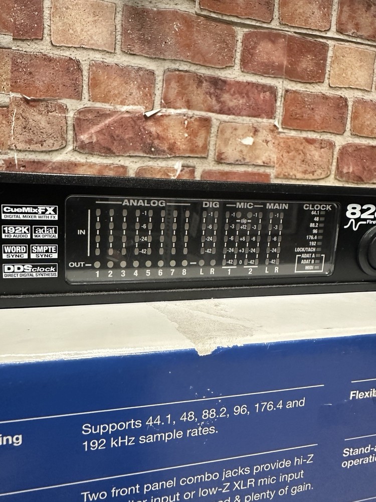 Motu 828mk3 Digital Audio Interface READ