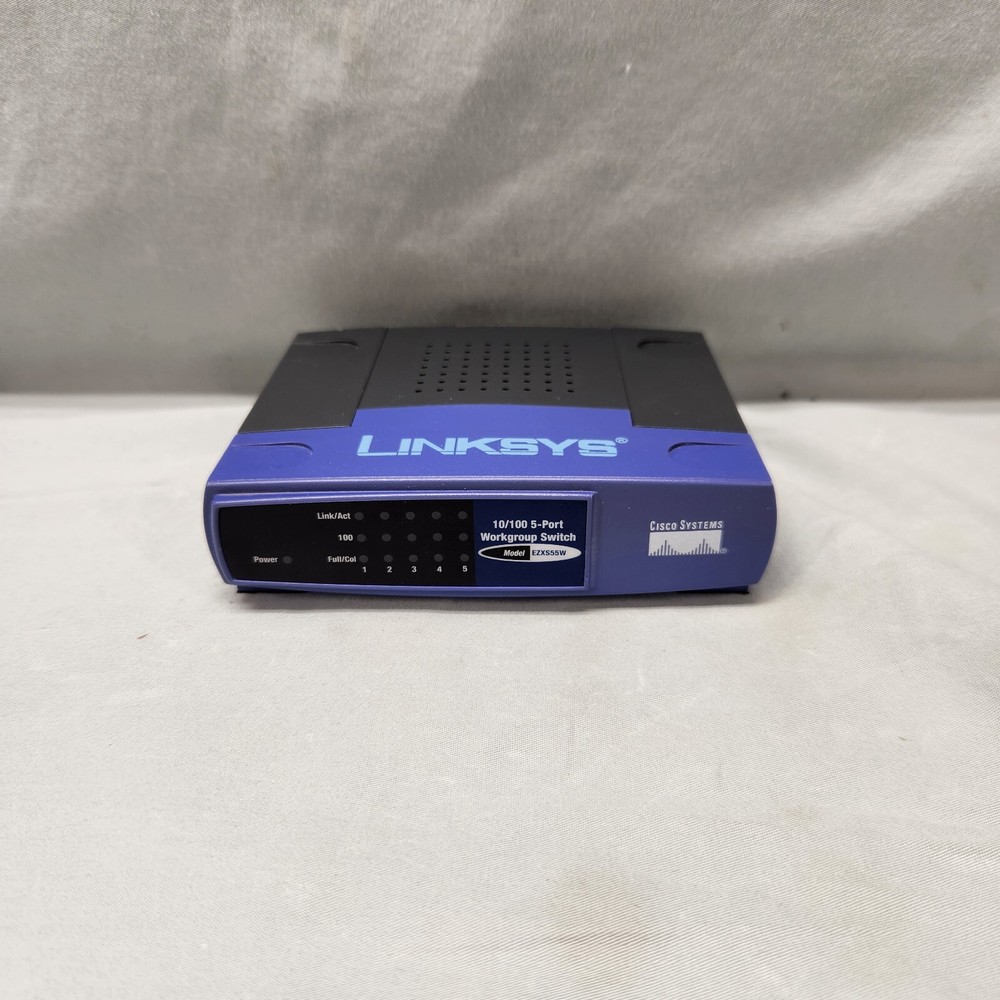 Linksys 5-Port 10/100 Ethernet Workgroup Switch  EZXS55W