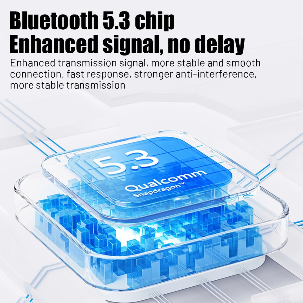 For Car Headphone iPod Bluetooth5.3 Transmitter Call Music Receiver AUX Adapter*