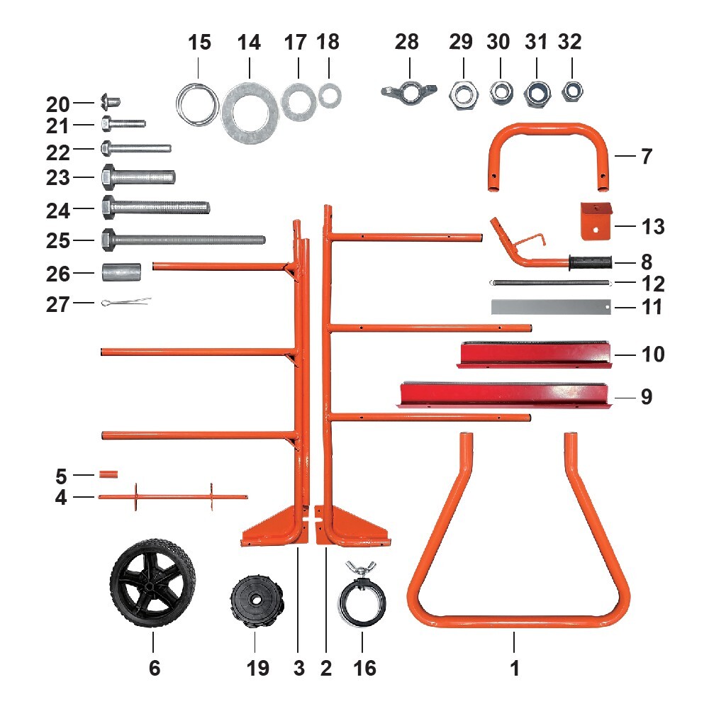 Portable Slimline Masking Paper Machine Dispenser -Stand Holds Multiple Rolls