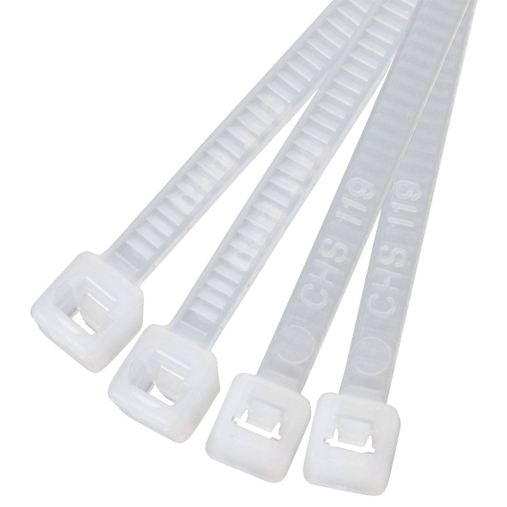 Cable Ties 4" Natural 100 Pcs.