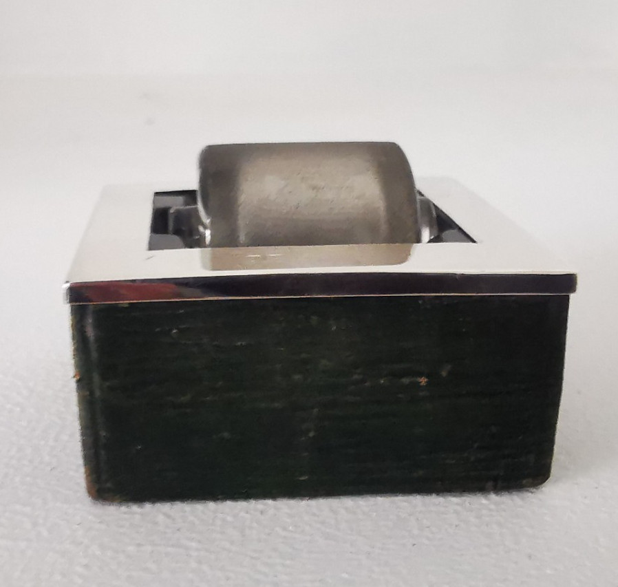 Antique Solid Silver Stamp Roller Moistener - Birm