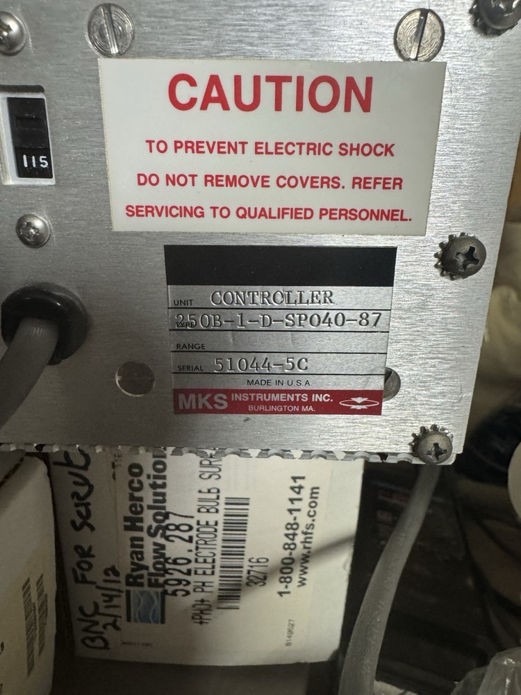 MKS 250B Controller Part Number 250B -1-D-Sp0487