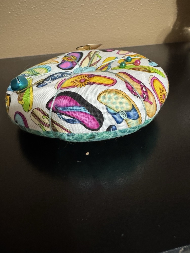 Primitive Pincushion Handmade…FLIP FLOPS