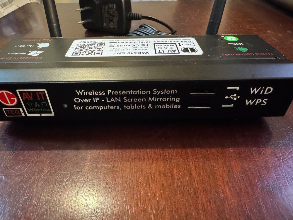 Teq AVIT WID510-ENT Wireless Device Presentation System