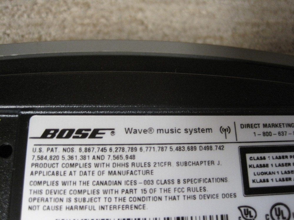 Bose Wave Music System Graphite Gray Silver CD Player W/Remote Fully Tested MINT