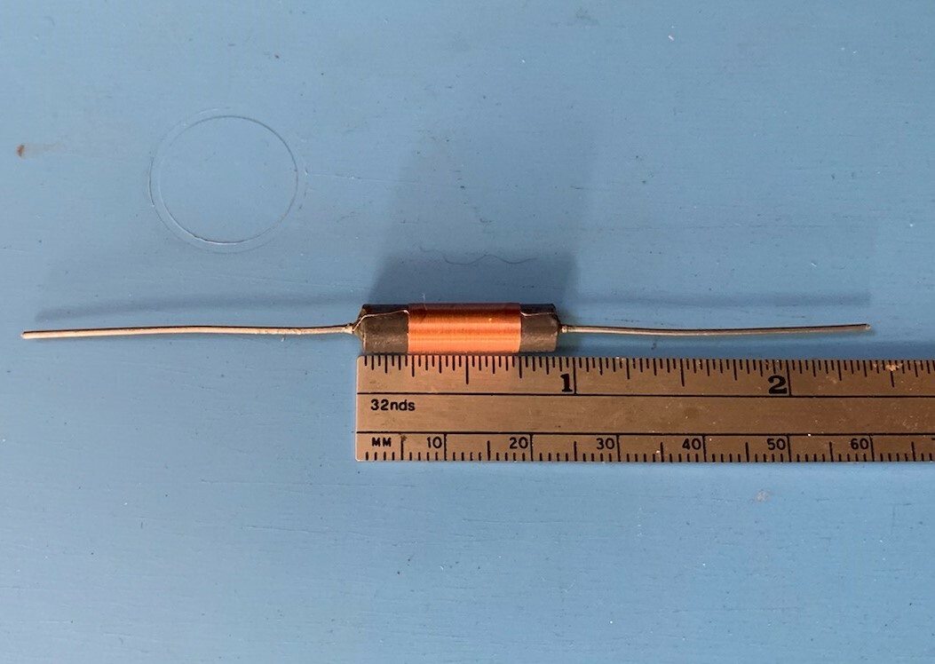 10x 4632 J.W MILLER INDUCTOR 100UH 400MA 5% 3 OHM AXIAL 7.4 x 22.22mm