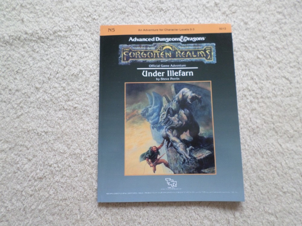 Under Illefarn N5 Dungeons & Dragons adventure module