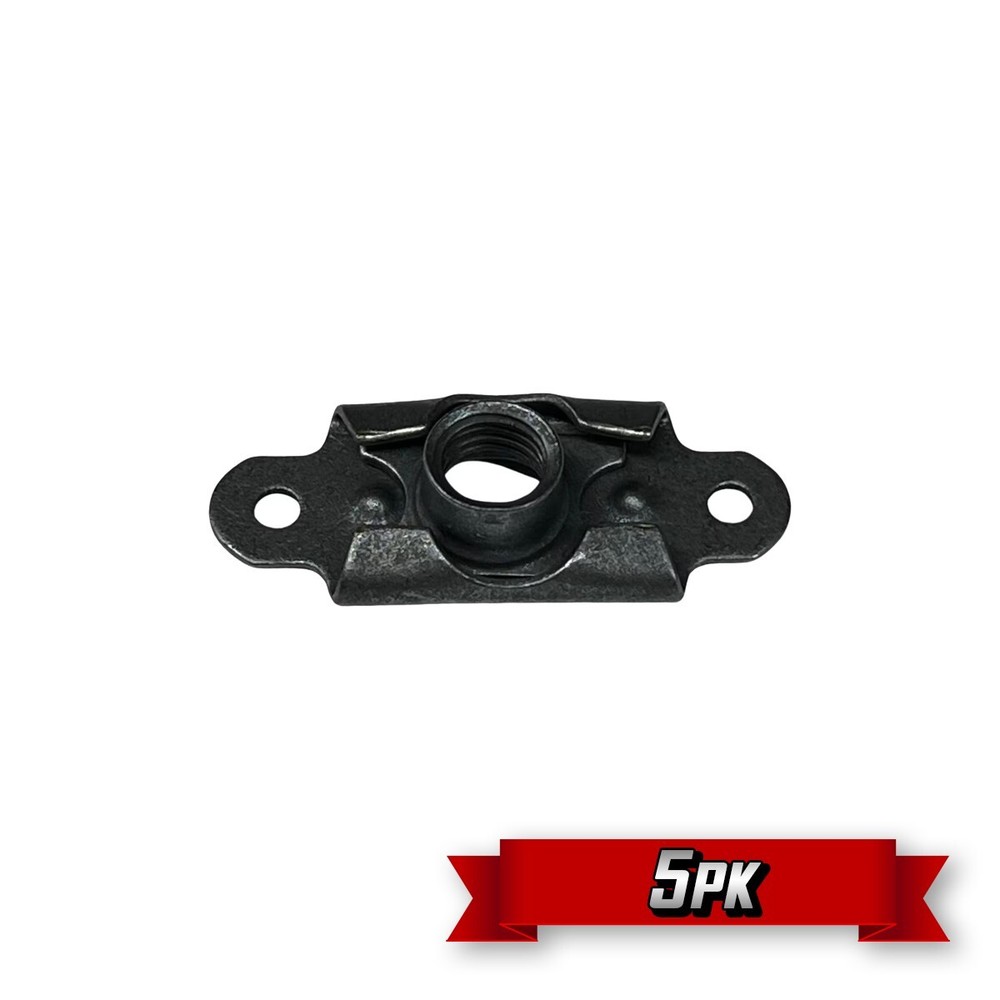 Floating Nutplate, 6-32 Thread, Black Moly (MS21059-L06) {5pk}