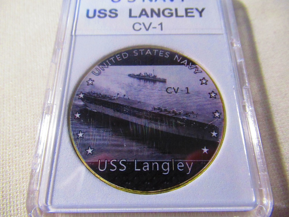 US NAVY - USS Langley (CV-1) Challenge Coin