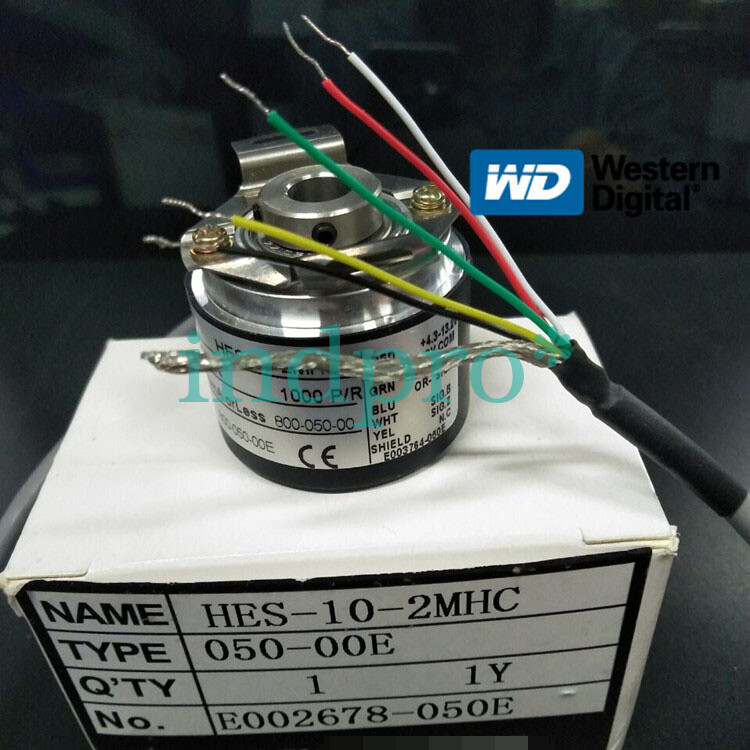 1pc HES-10-2MHC 1000 Pulse Rotary Encoder 38 External 8mm Shaft