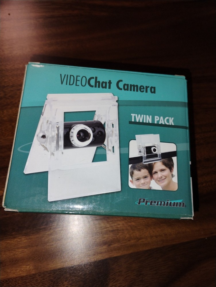 Premium Video Chat Camera twin pack,new in box