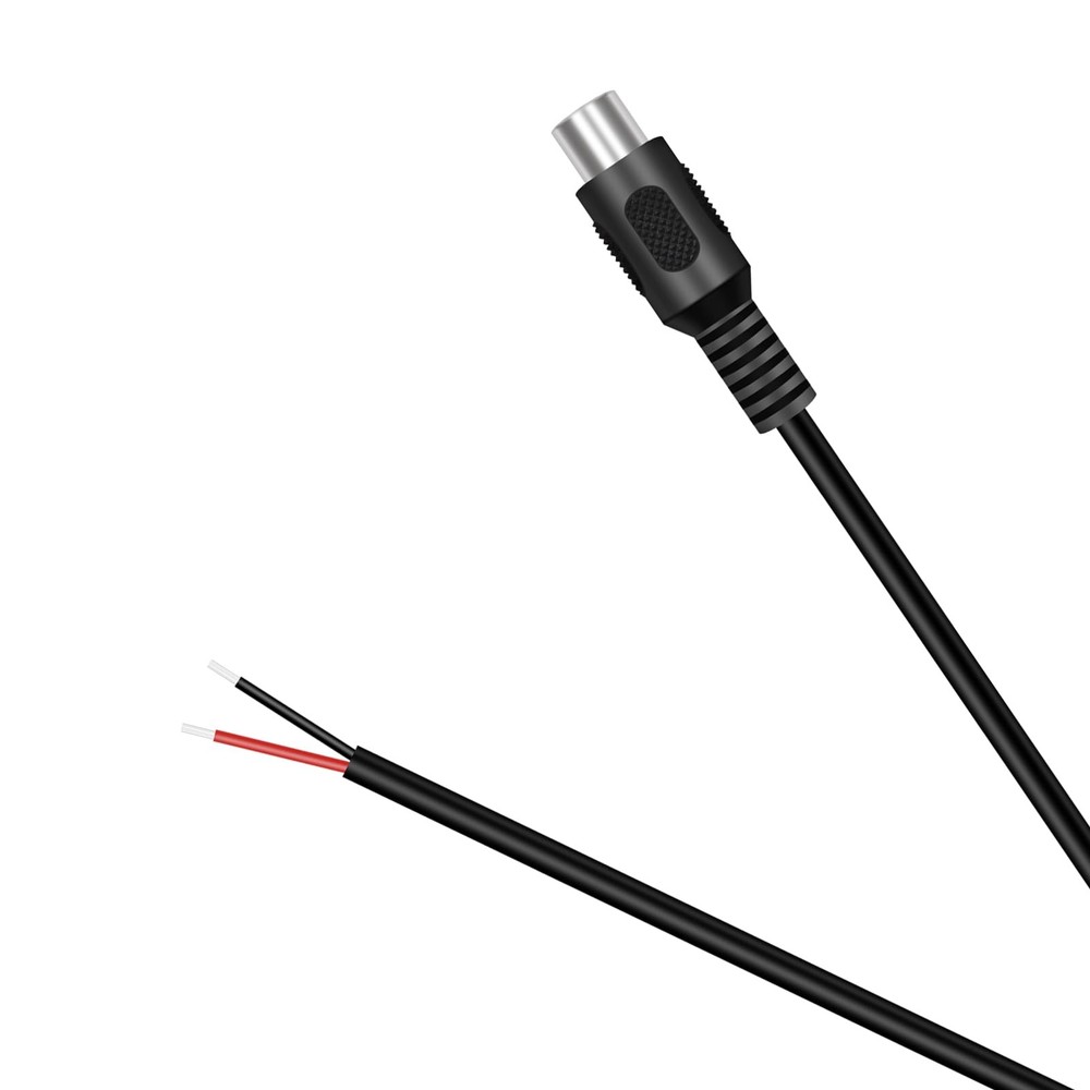 Fancasee 2-Pack RCA Female Plug to Speaker Wire Bare Jack, Black