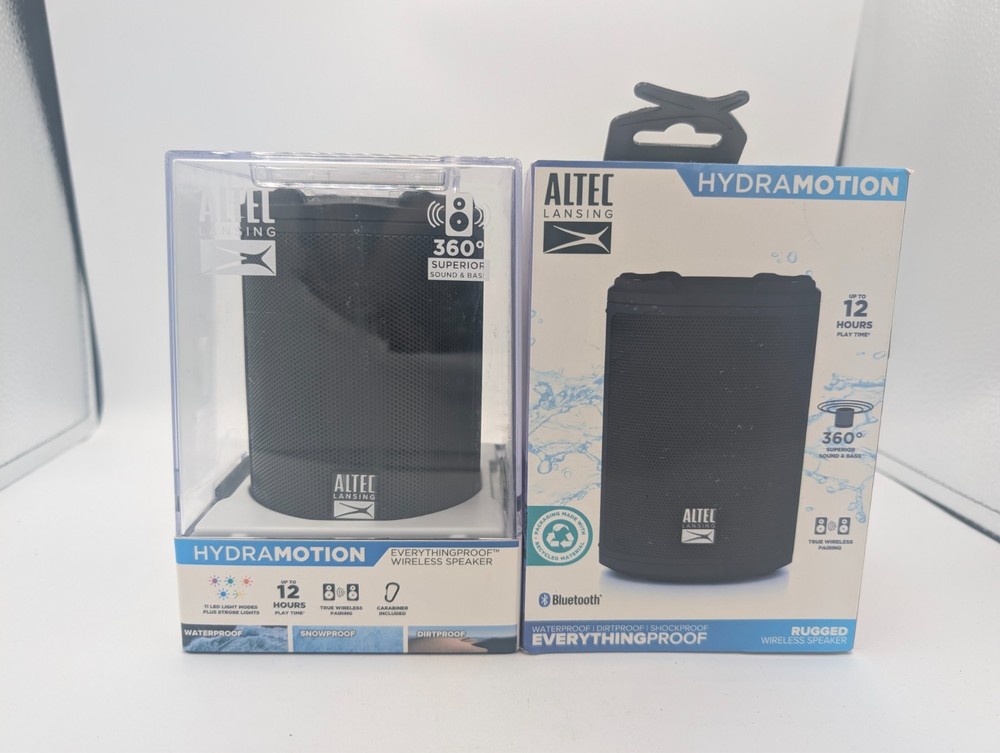Altec Lansing HydraMotion EverythingProof Wireless Bluetooth Waterproof Speaker