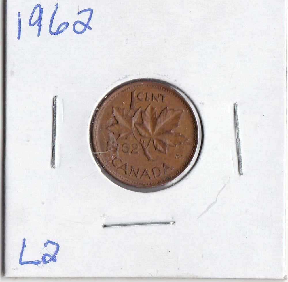 1962 Canadian Cent L2