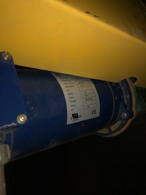 Material Unroll and Reroll Unit with Tapeler Applying System Mfg. Unknown Used