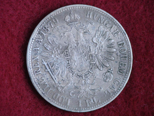 1879 Austria 1 Florin - VF