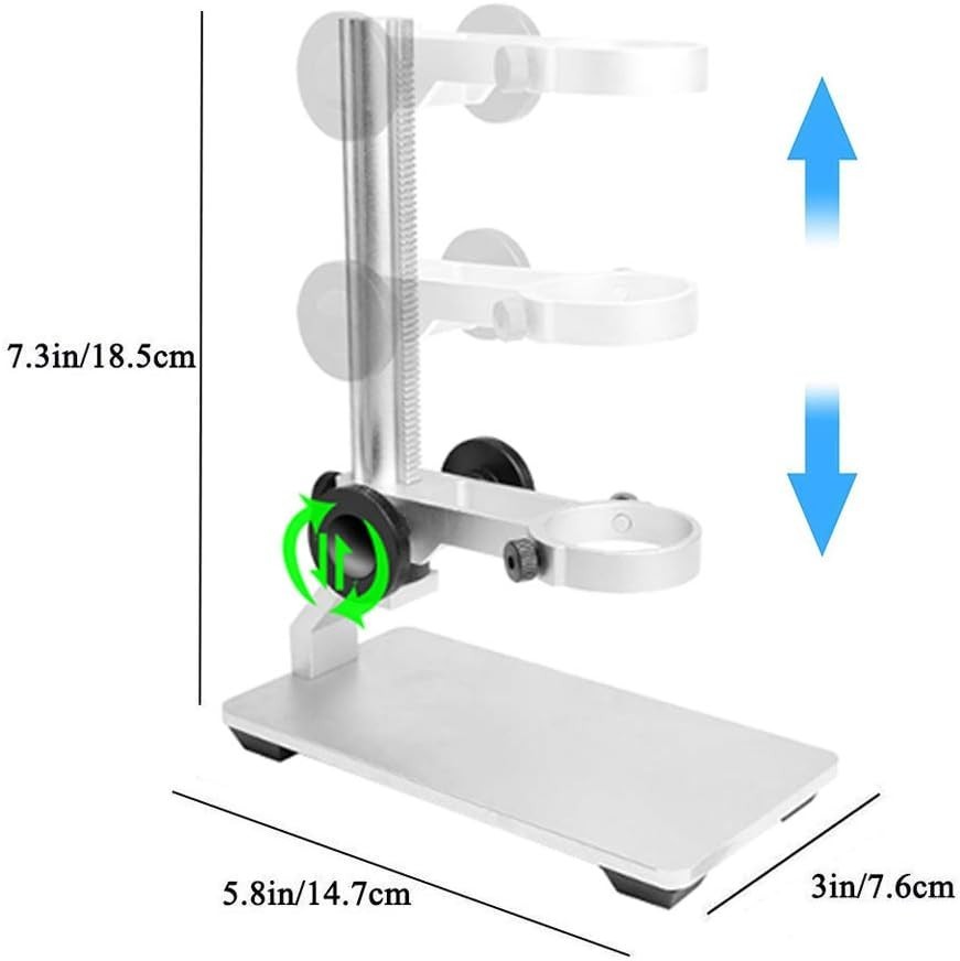 Aluminum Alloy Microscope Stand Holder for Digital Microscope, Stable and Dur...