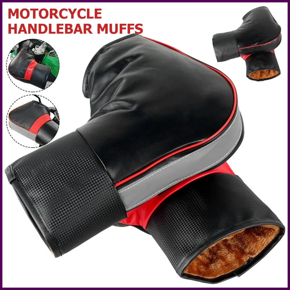 1Pair Motorcycle Handlebar Muffs ProtectiveMotorcycleWarm Grip Handle
