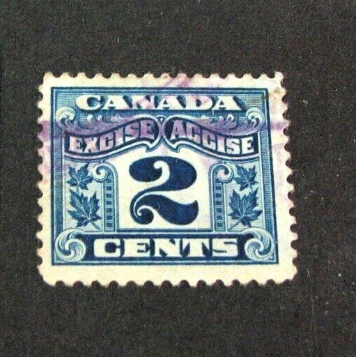 Canada Excise Tax FX36 Used H324
