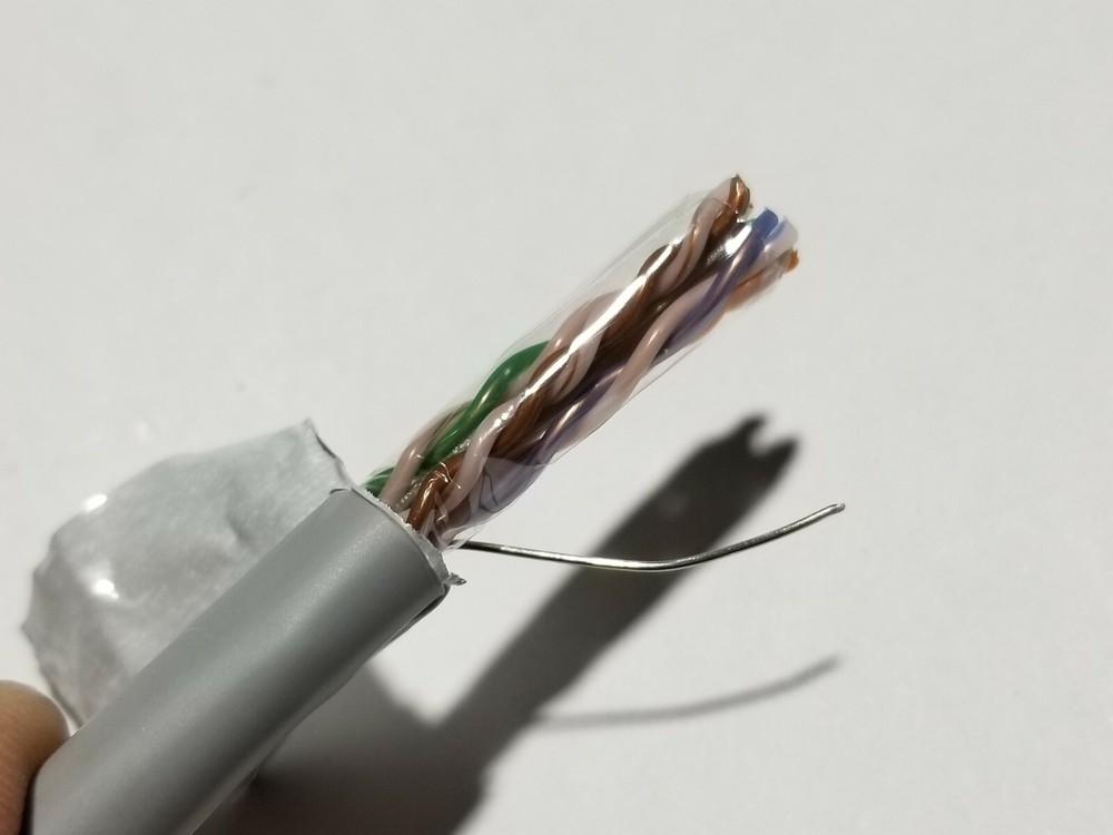 Commscope CS34P 23/4P Cat6 F/UTP WebTrak Plenum Shield Network Cable Gray /100ft