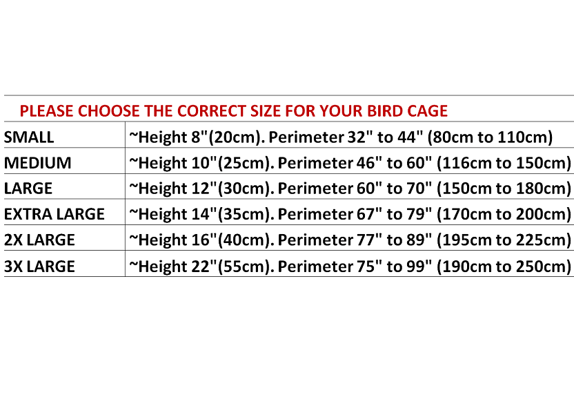 2PCS Nylon Pet Bird Cage Cover Seed Catcher Shell Skirt Guard Mesh Net Mesh