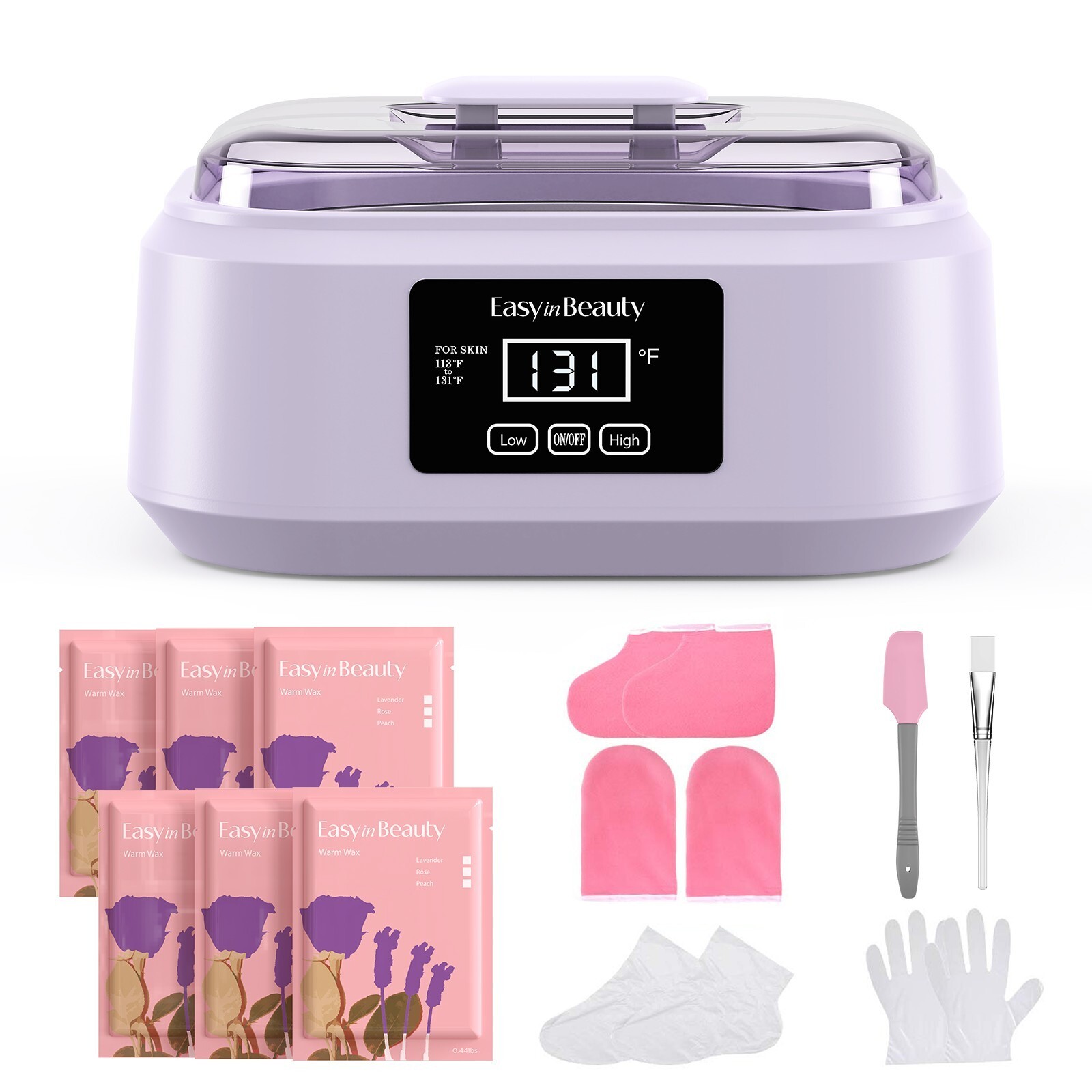 EasyinBeauty For Hands and Feet Paraffin Hot Wax Spa Heating Pot For Smooth Skin