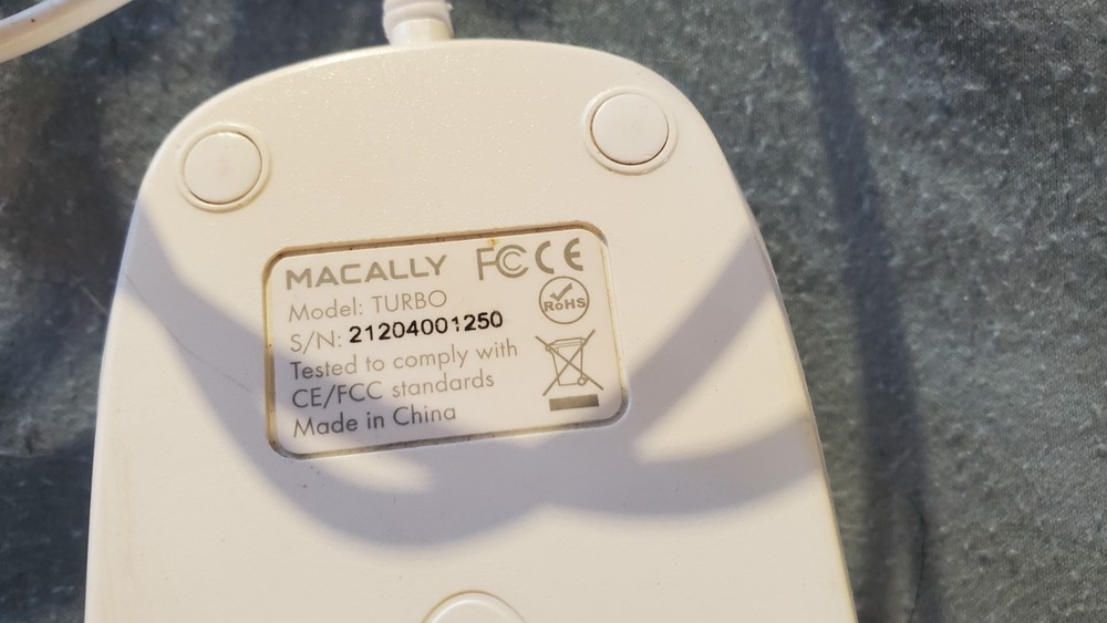 Macally USB Wired Keyboard and Mouse Set - Mac Compatible - Tested Working