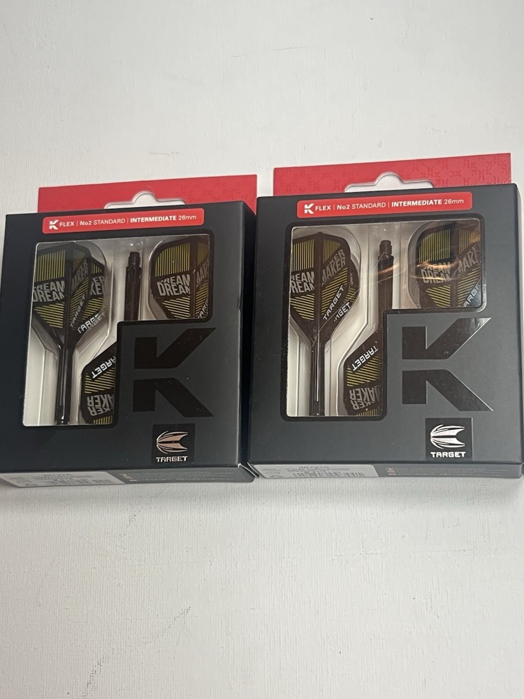 2 Pack Target K-Flex Flight  No2 Dimitri Van Den Bergh Intermediate Dart Flights