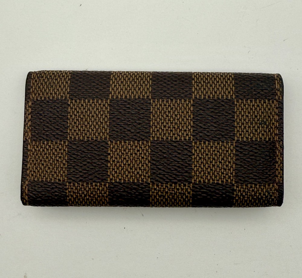 Louis Vuitton Damier Ebene Multicles 4 Key Case Brown Authentic Japan