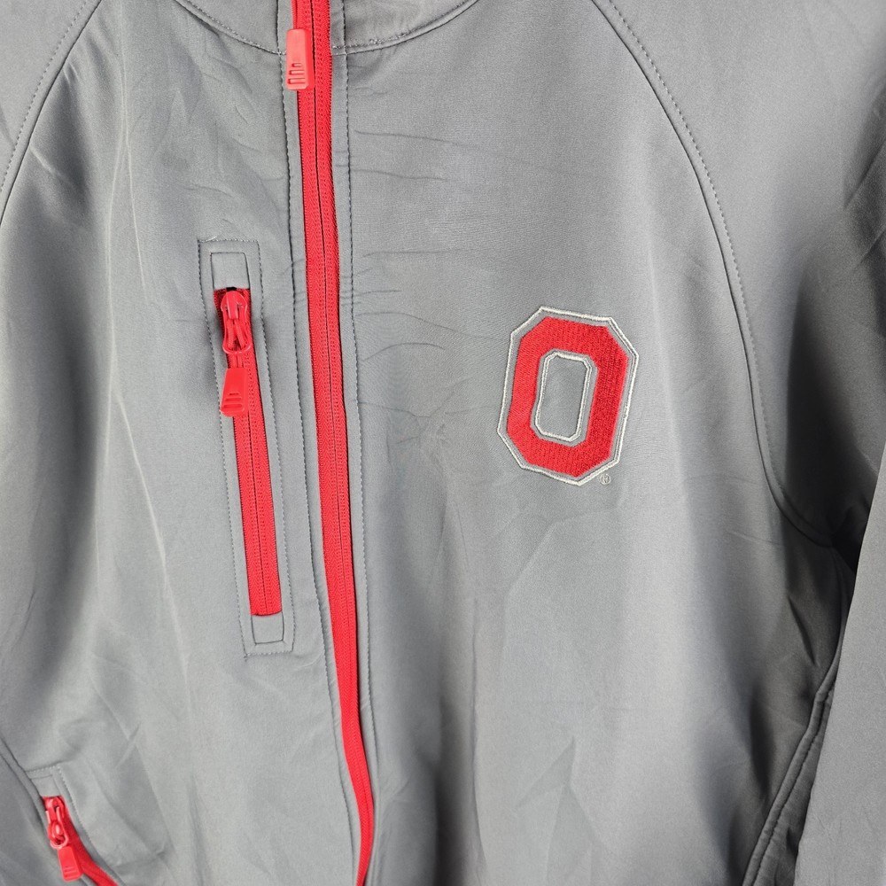 Ohio State Buckeye Varsity Apparel Soft shell Fleece Lined Jacket Large