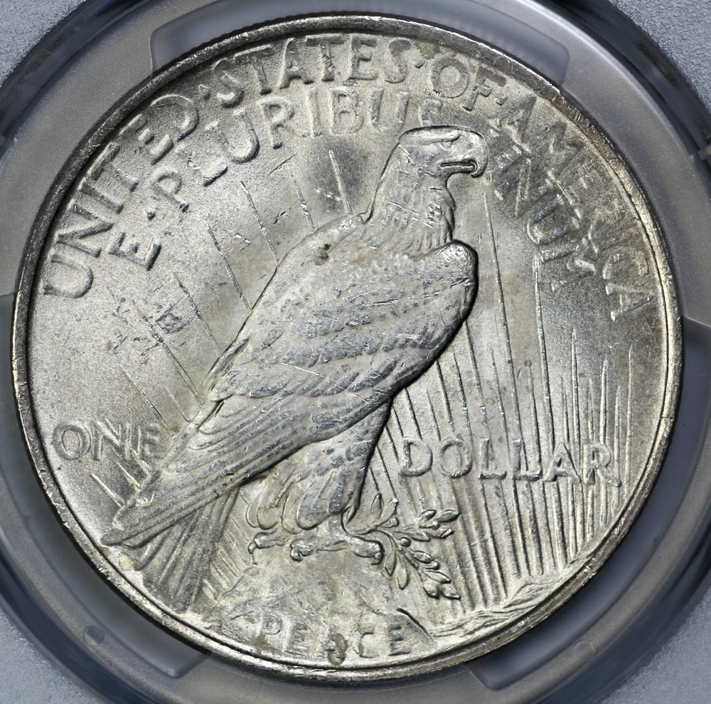 1923 Peace Silver $1 Dollar PCGS MS 62