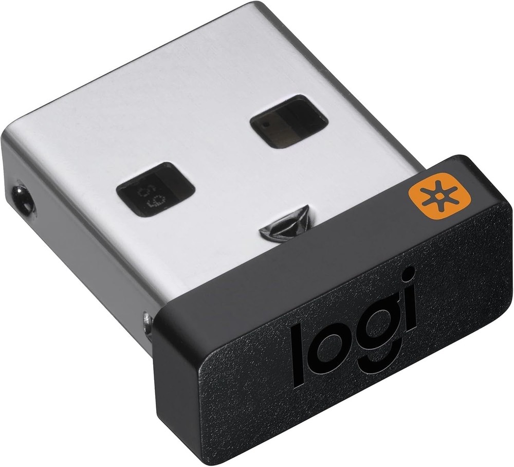 Logitech USB Receiver - Dual Compatibility for PC and Mac with Advanced Wireless