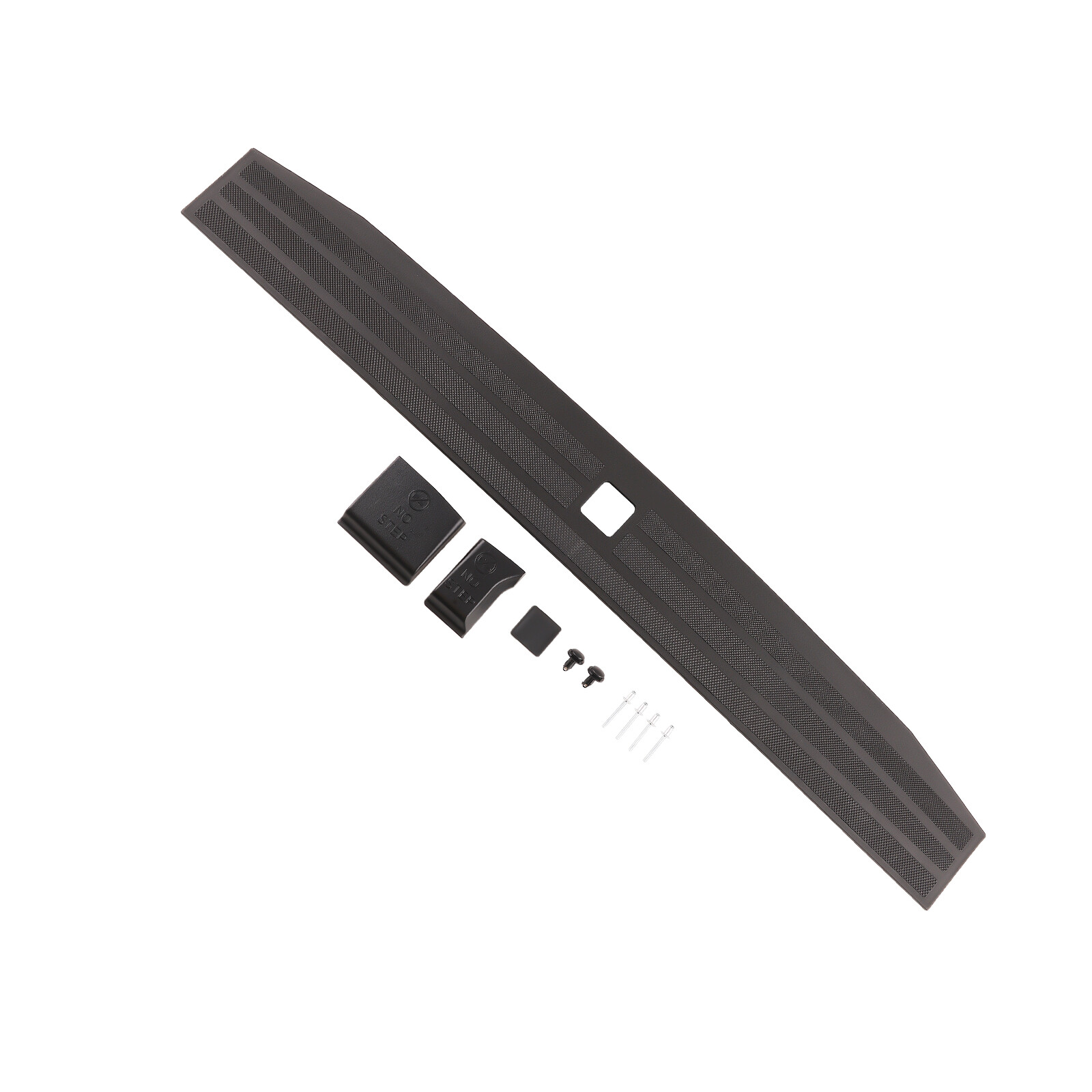 Flexible Flex Step Center Tailgate Cap Trim Molding For Ford F-150 2021-2023