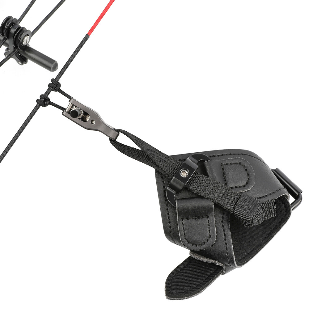 Compound Bow Caliper Wrist Release Aids Strap Trigger Adjustable Archery Hunting