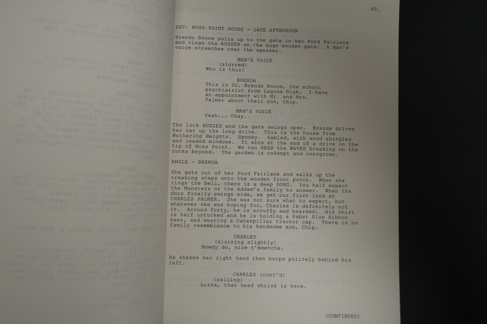 Dead Above Ground Screenplay Original TV Script Stephen J. Cannell Studios 2000