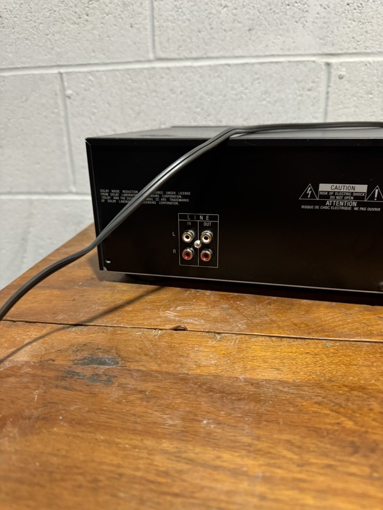 sony tape deck tc-wr510