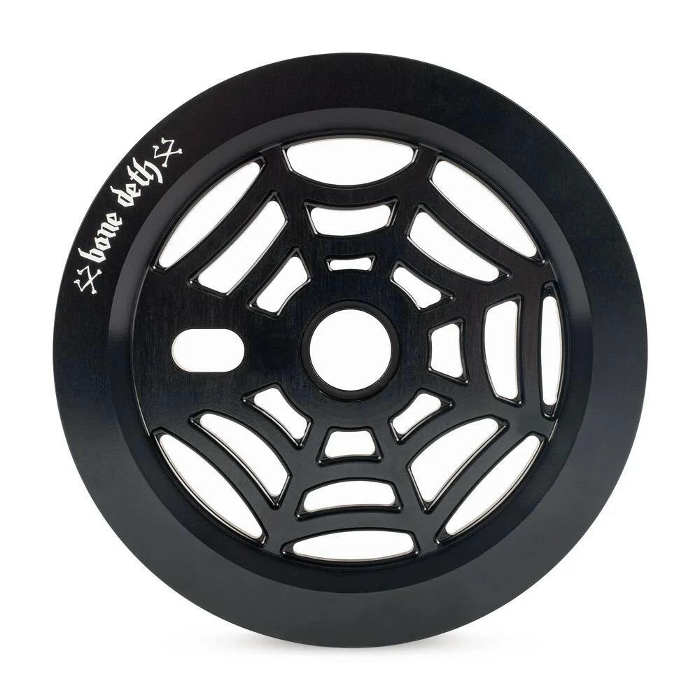 BONE DETH WEBSLINGER BMX SPROCKET + GUARD 7075 ALLOY 28t 30t SILVER BLACK NEW
