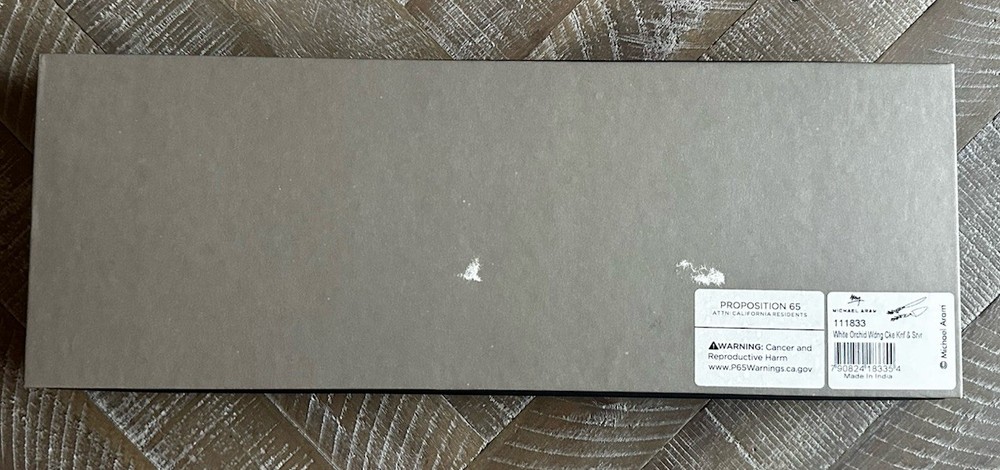 Michael Aram White Orchid Wedding Cake Knife & Server Set