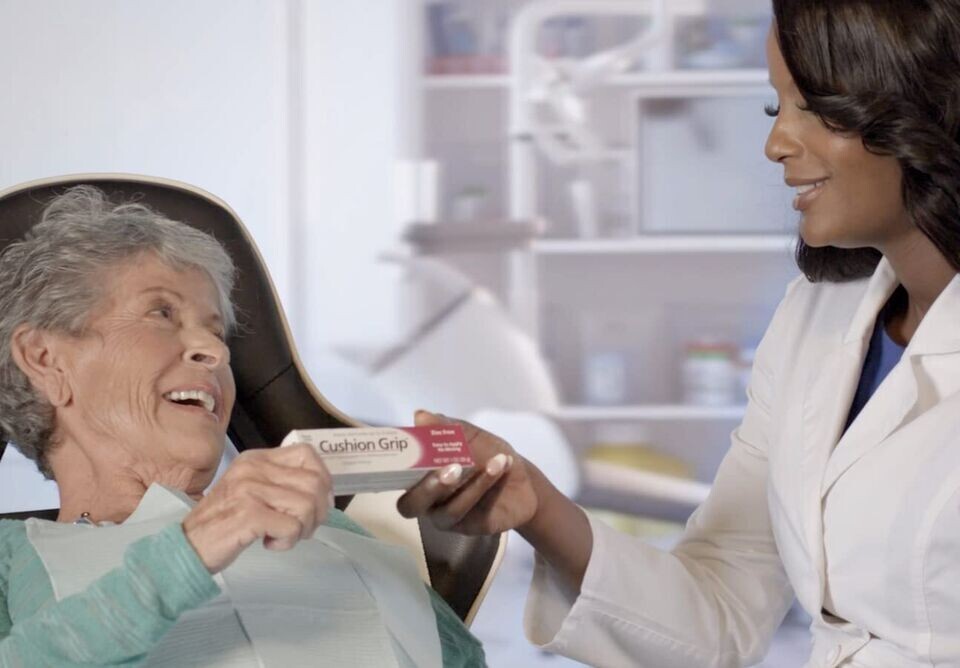 Cushion Grip Soft Pliable Thermoplastic For Refitting Dentures 1 Oz (3-Pack) NEW